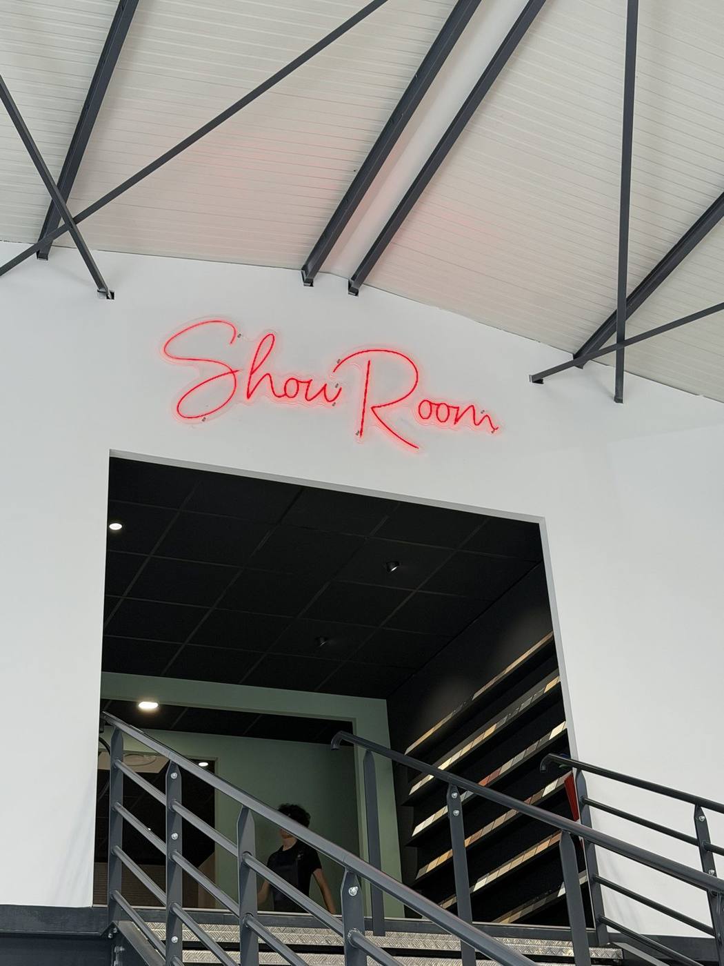 Enseigne néon LED ShowRoom en intérieur